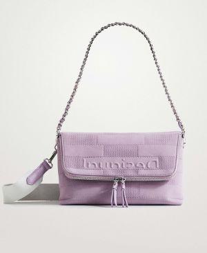 Svetlo fialová dámska crossbody kabelka Desigual Tris Tras Venecia
