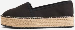 Čierne dámske espadrilky na platforme Tommy Hilfiger