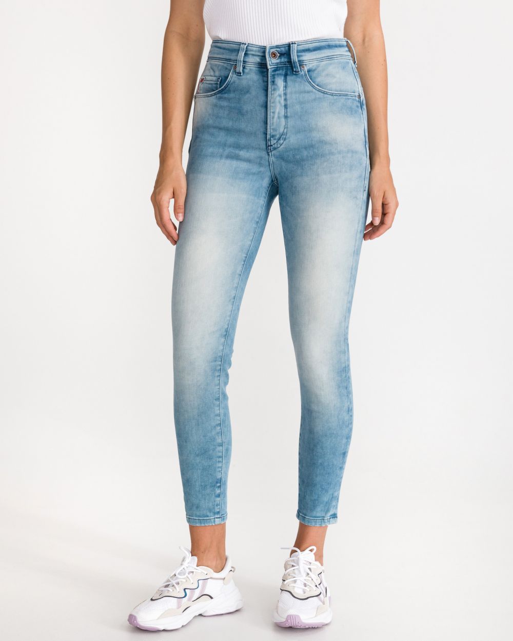 Skinny fit pre ženy Salsa Jeans - modrá