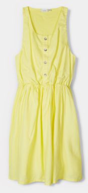 Žlté dievčenské šaty name it Haysha