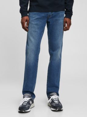 Modré pánske rovné mäkké džínsy GAP