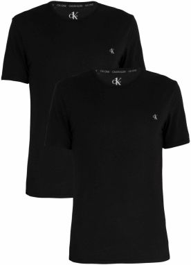 Calvin Klein čierny pánsky 2 pack tričiek S/S Crew Neck 2PK