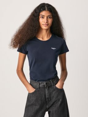 Tmavomodré dámske tričko Pepe Jeans Bellrose