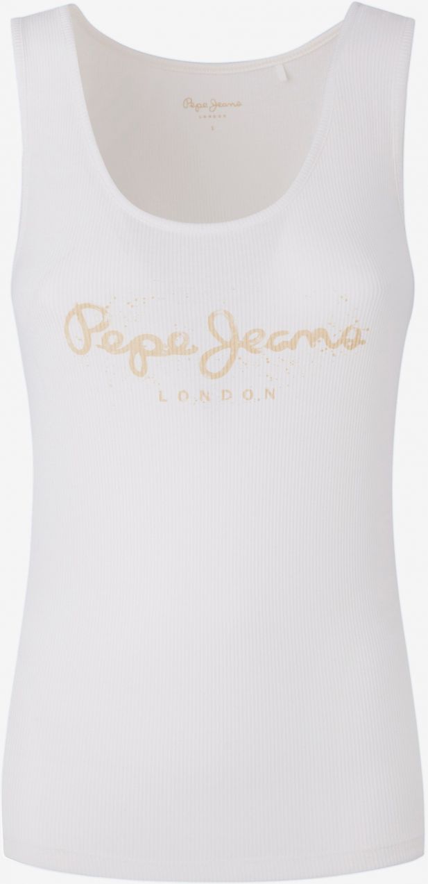 Biele dámske tielko Pepe Jeans Dunia