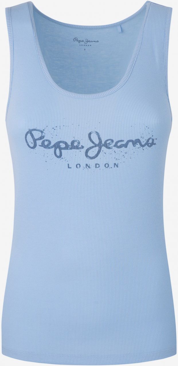 Svetlomodré dámske tielko Pepe Jeans Dunia