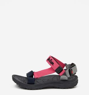 Čierne dievčenské sandále Lee Cooper