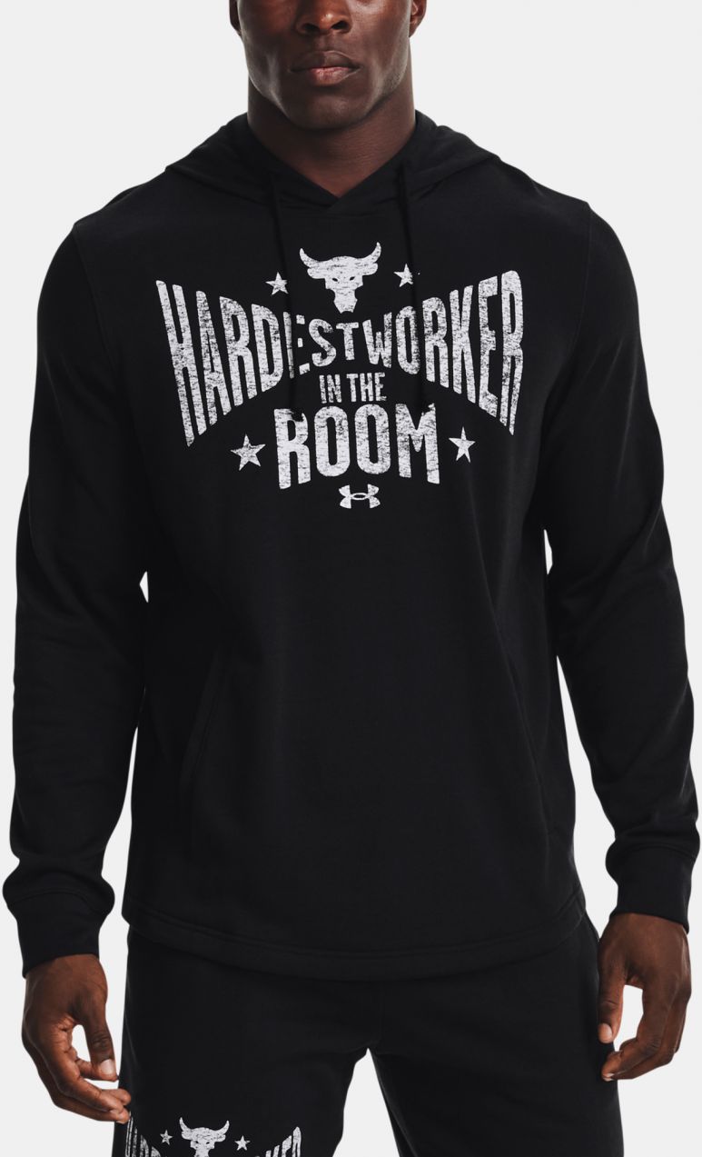 Mikina Under Armour UA Pjt Rock Terry Hoodie - čierná