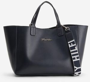 Tmavomodrý dámsky shopper Tommy Hilfiger