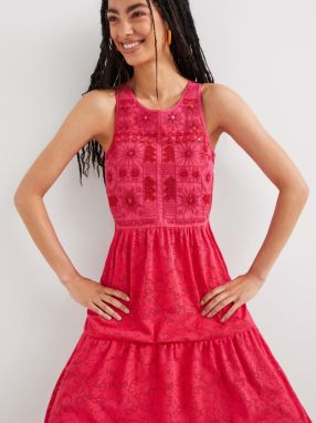 Šaty na denné nosenie pre ženy Desigual - ružová galéria