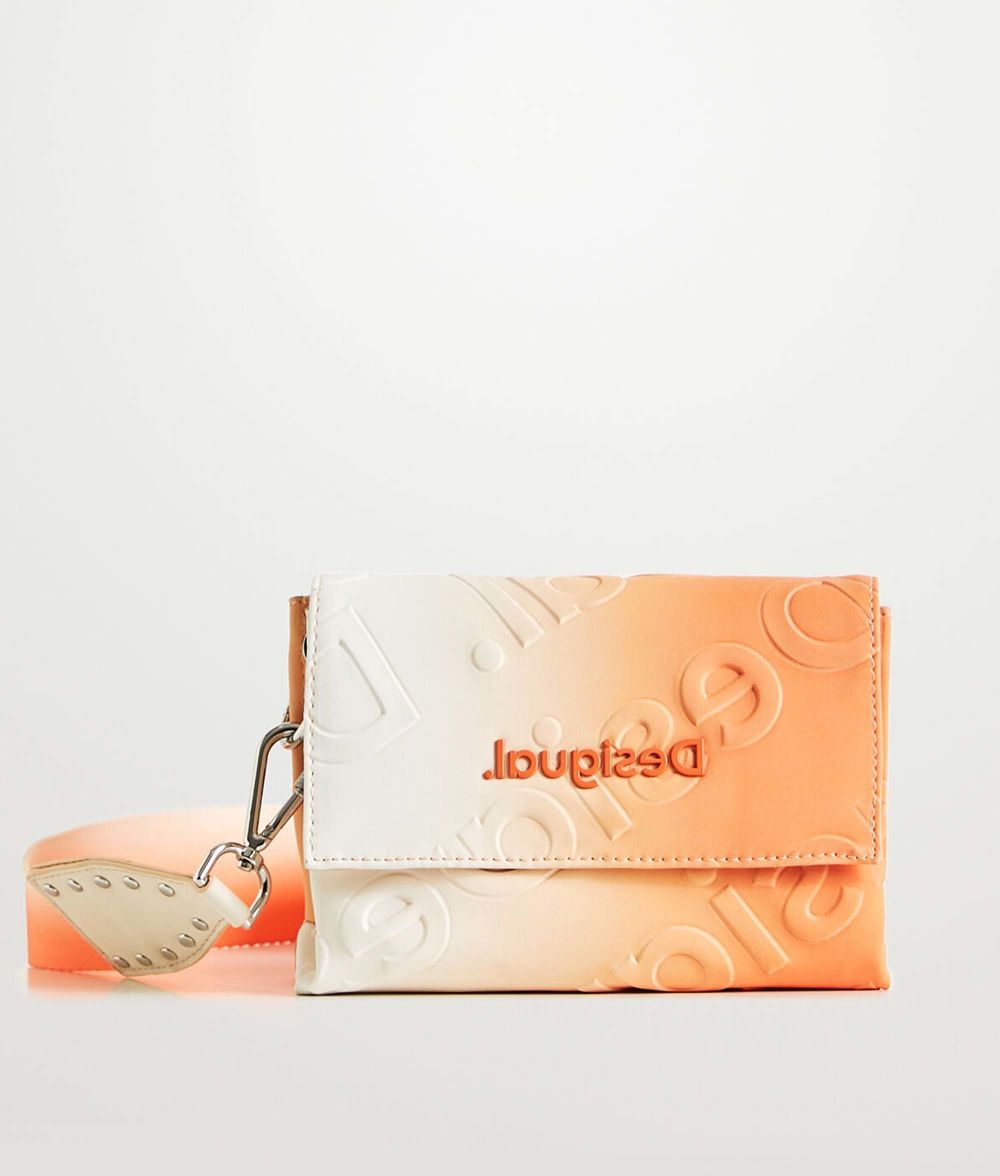 Oranžovo-biela dámska kabelka Desigual Colorama Deep Rodas