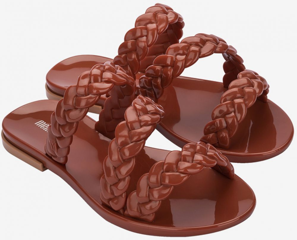 Papuče, žabky pre ženy Melissa - tehlová