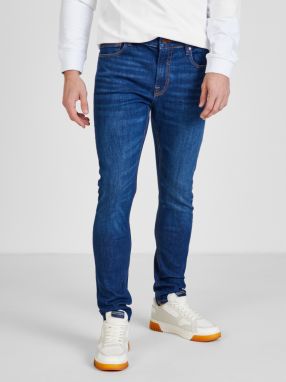 Skinny fit pre mužov Guess - modrá