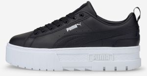 Čierne dámske kožené tenisky na platforme Puma Mayze Classic