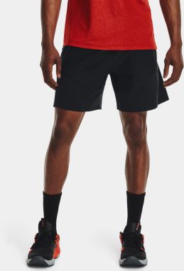 Šortky Under Armour UA Knit Woven Hybrid Shorts - čierne