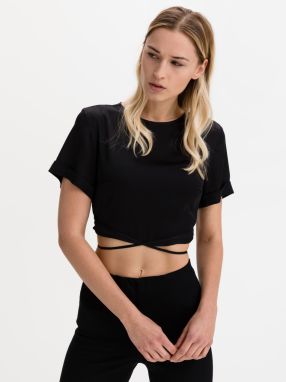 Guess čierne crop top Starling