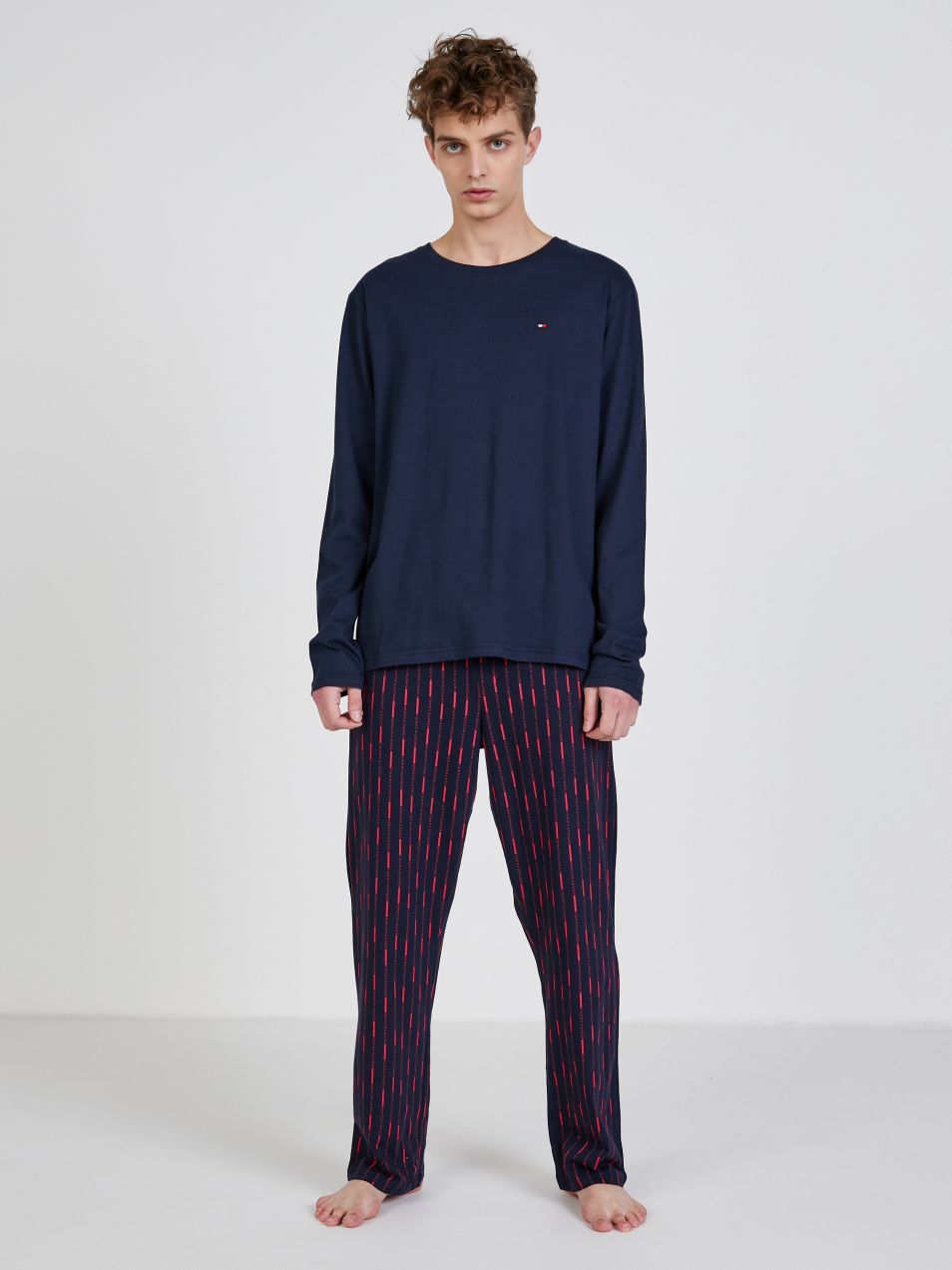Pyžamá pre mužov Tommy Hilfiger - tmavomodrá
