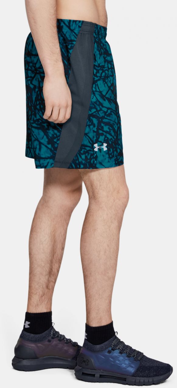 Kraťasy Under Armour Launch Sw 7'' Printed Short-Gry