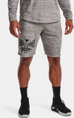 Kraťasy Under Armour UA Pjt Rock Terry Shorts - bielá