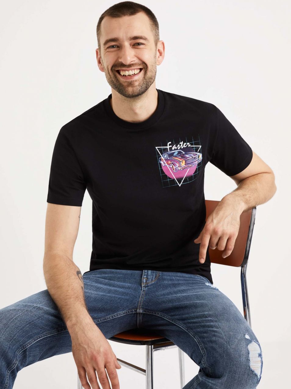 Celio Pánske tričko Atecar