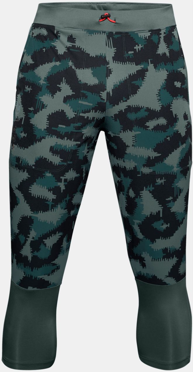 Tepláky Under Armour UA Run Anywhere Prnt 3/4 PTS - Čierná