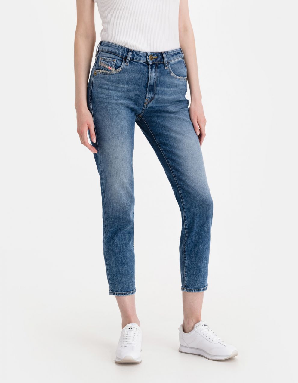 Slim fit pre mužov Diesel - modrá