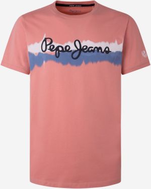 Ružové pánske tričko Pepe Jeans Akeem