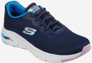 Tmavomodré dámske tenisky Skechers