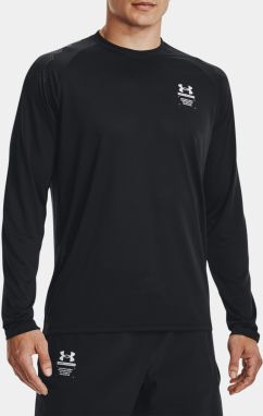 Tričko Under Armour UA Armourprint LS - čierna