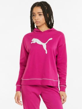 Tmavo ružová dámska mikina Puma Modern Sports Hoodie galéria