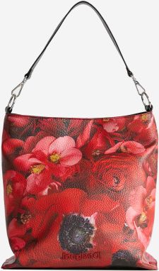 Červená dámska kvetovaná kabelka Desigual Imperial Patch Butan