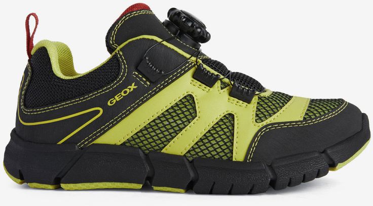Čierno-zelené chlapčenské topánky Geox Flexyper Boy