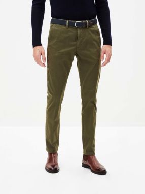 Khaki pánske chino nohavice Celio Pocharles