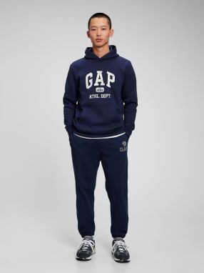 Muži - Mikina logo Gap fleece Tmavomodrá