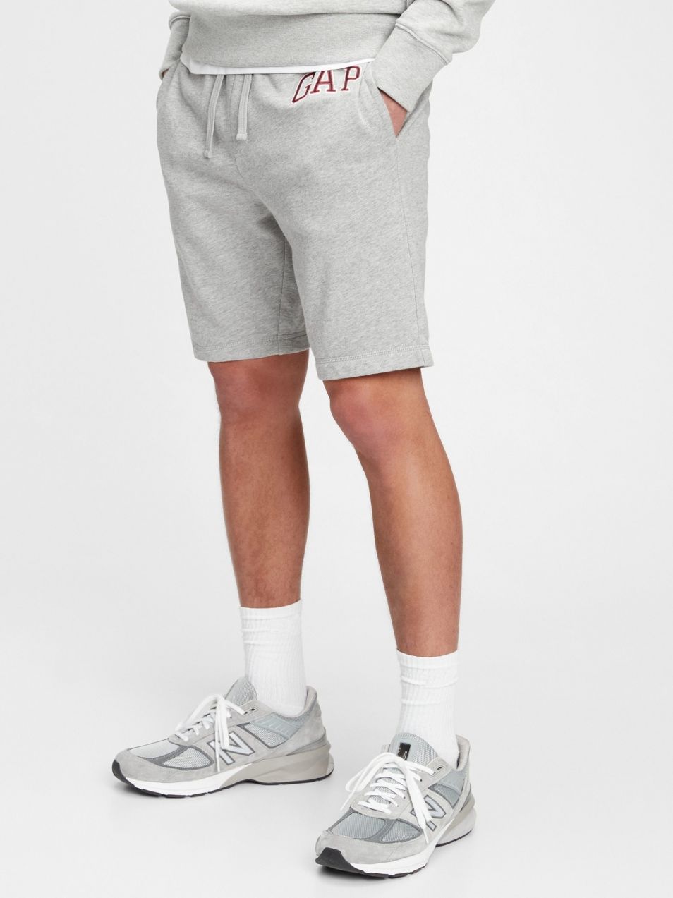 Muži - Kraťasy mini arch short french terry Šedá