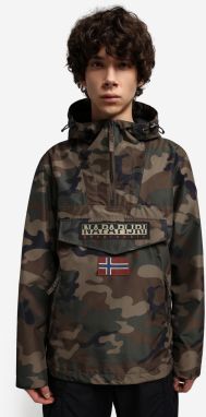 Tmavozelený pánsky maskáčový anorak NAPAPIJRI Rainforest