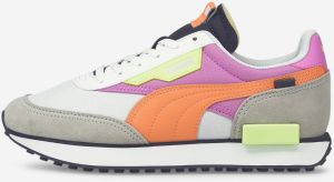 Oranžovo-sivé tenisky so semišovými detailmi Puma Future Rider