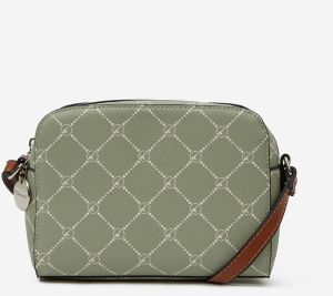 Šedá vzorovaná crossbody kabelka Tamaris Anastasia Classic