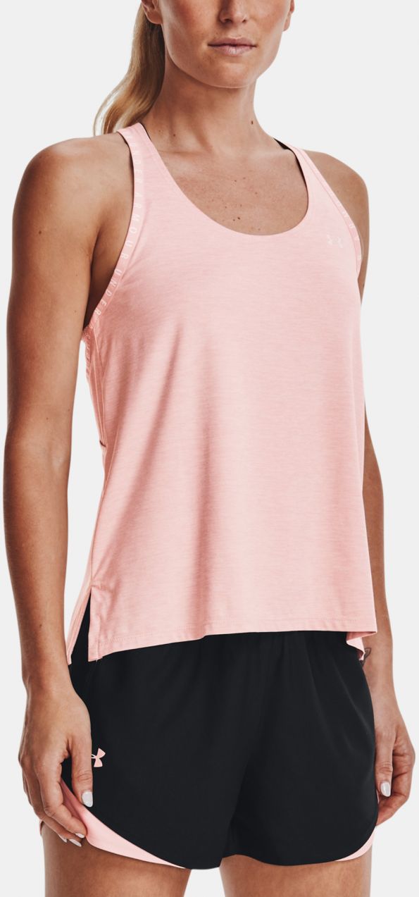 Tielko Under Armour UA Knockout Mesh Back Tank-PNK