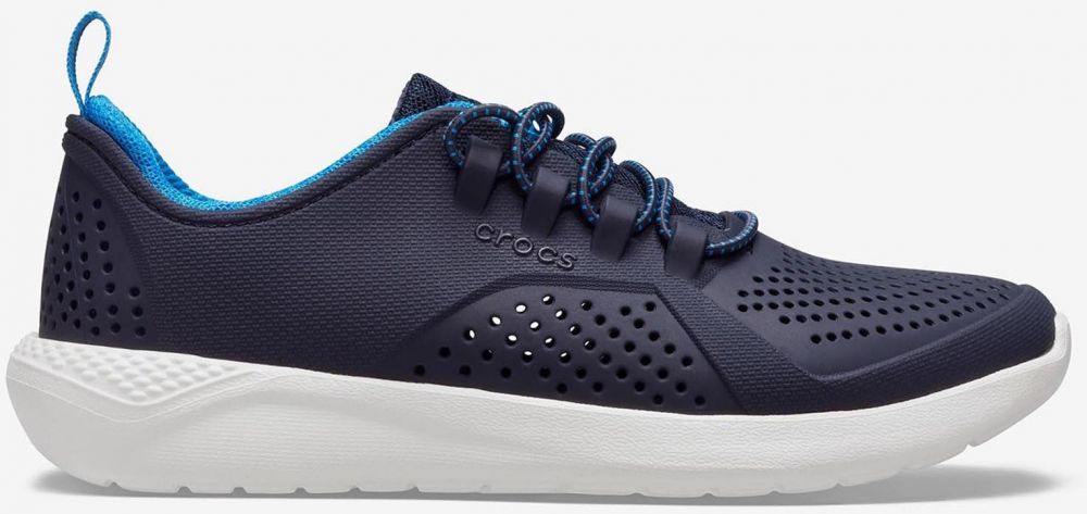 Tmavomodré chlapčenské topánky Crocs