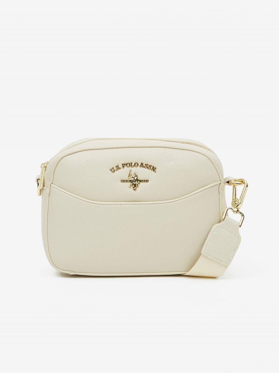 Biela dámska malá crossbody kabelka US Polo Assn. Stanford