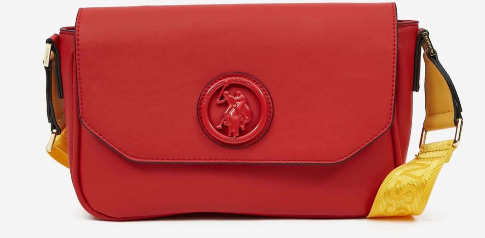 Červená dámska malá crossbody kabelka US Polo Assn. Prestonwood