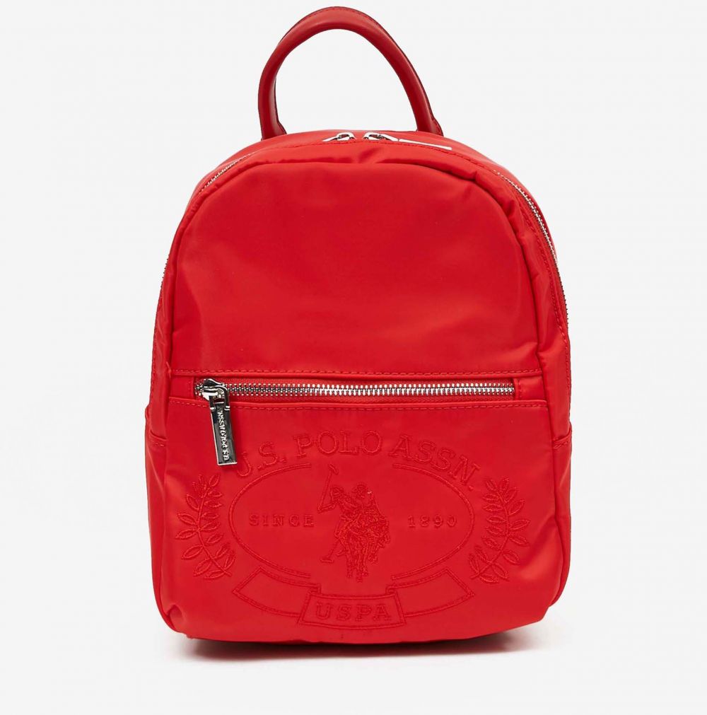 Červený dámsky malý batoh US Polo Assn. Springfield