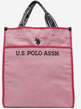 Ružová dámska veľká taška US Polo Assn. Halifax