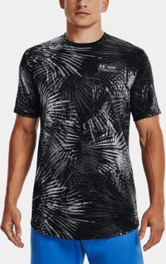 Tričko Under Armour UA SPORT PALM PRINT SS - čierna