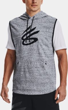 Mikina Under Armour CURRY SLEEVELESS HOODIE - šedá