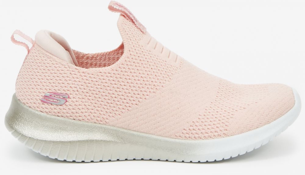 Svetloružové dievčenskú tenisky Skechers