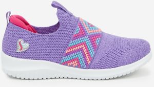 Svetlofialové dievčenskú tenisky Skechers