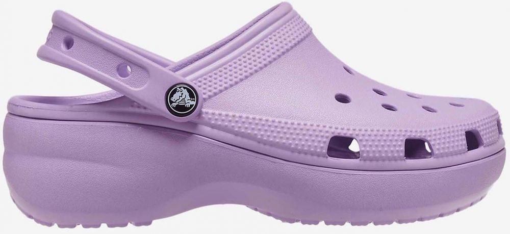 Svetlofialové dámske šľapky Crocs Classic Platform Clog