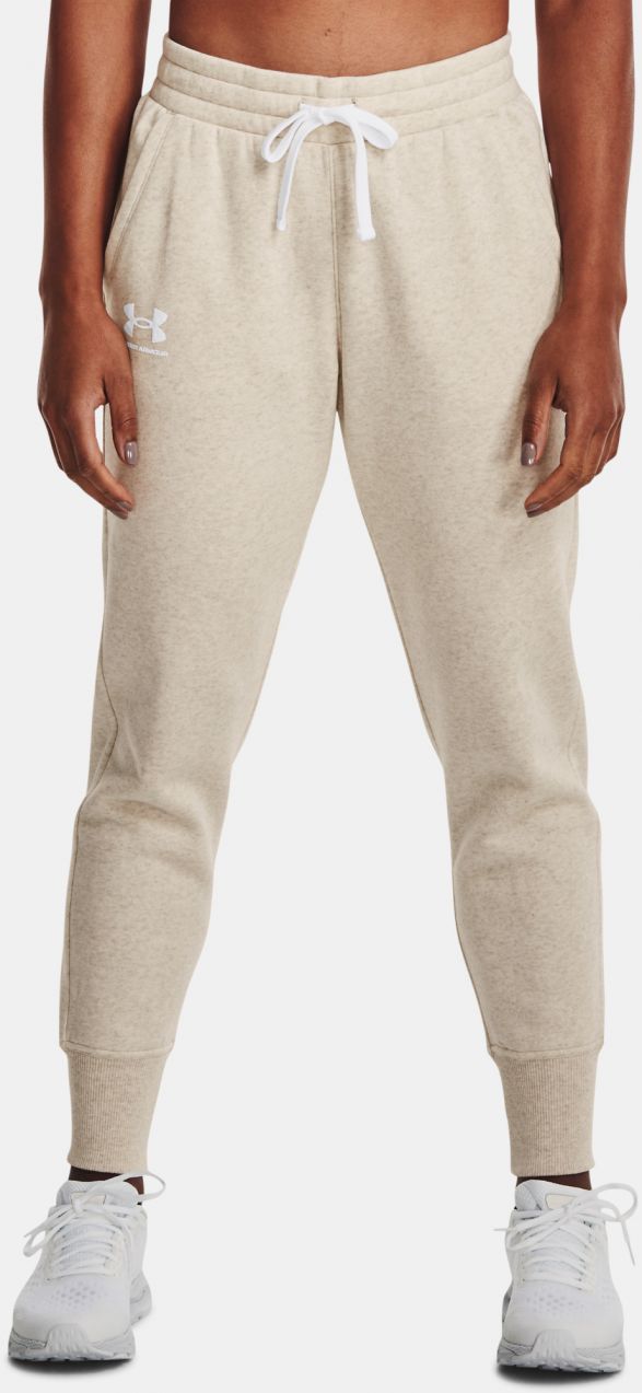 Nohavice Under Armour Rival Fleece Joggers - hnedá