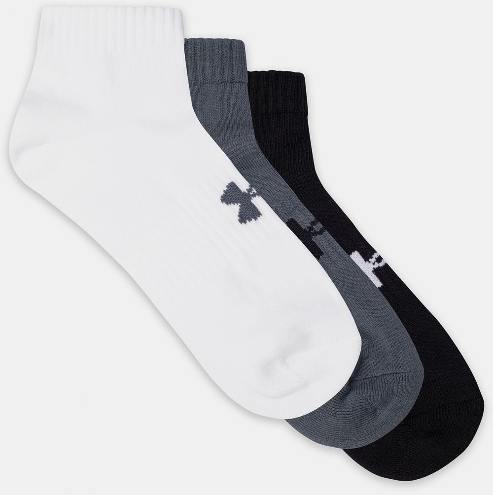 Ponožky Under Armour Core Low Cut 3Pk-BLK